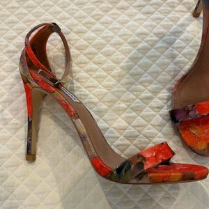 Steve Madden Floral High Heel Sandals